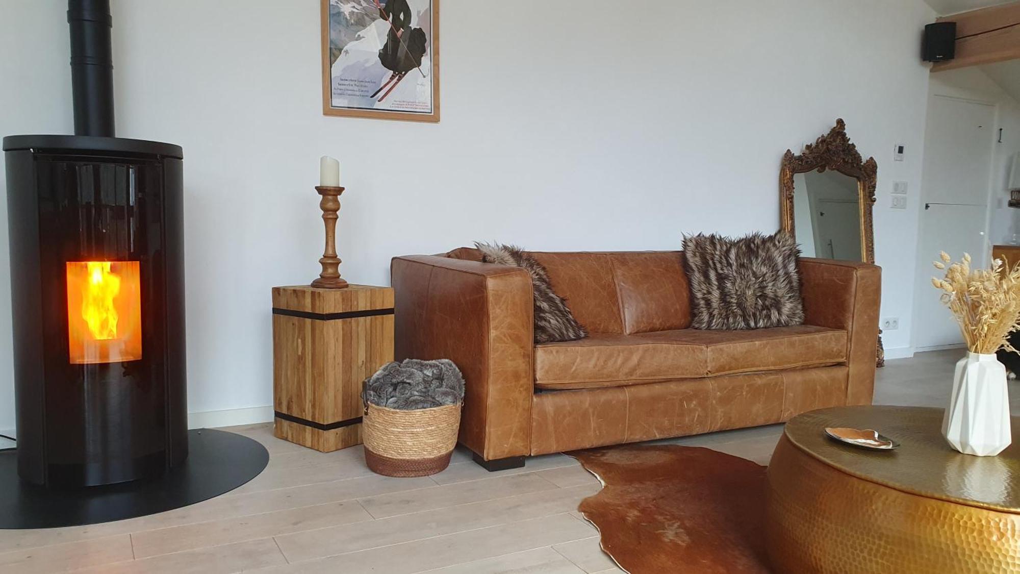 Chalet Entier 110m2 Avec Vue Et Sauna A 10 Min Des Pistes